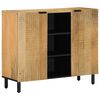 vidaXL Skjenk brun 90x33x75 cm heltre mango