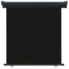 vidaXL Sidemarkise for balkong 170x250 cm svart