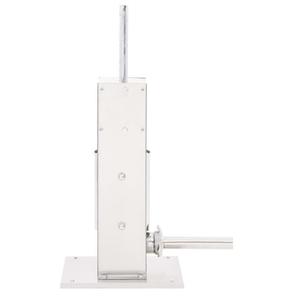 vidaXL Manuell p&oslash;lsestapper s&oslash;lv 3 L rustfritt st&aring;l