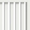 vidaXL Radiator Deksel H&oslash;yglanset hvit 78 x 19 x 81,5 cm
