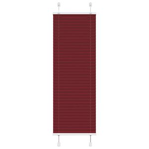 vidaXL Plisségardin Bordeaux Rød 40x100 cm Stoff Bredde 39,4 cm