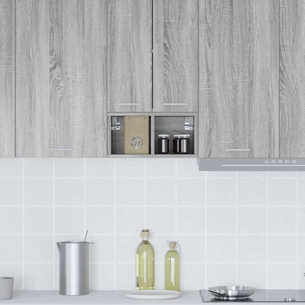 vidaXL Hengende skap Gr&aring; Sonoma 20 x 29,5 x 40 cm Konstruert tre