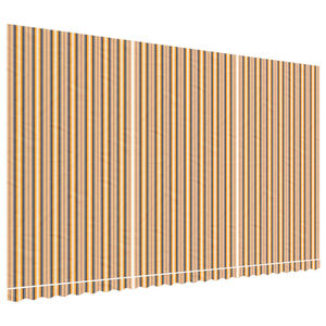 vidaXL Erstatningsduk for markise flerfarget stripe 6x3,5 m