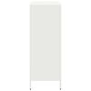 vidaXL Highboard hvit 39x35x103,5 cm stål