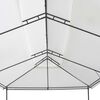 vidaXL Paviljong 600x298x270 cm hvit 180g/m²
