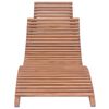 vidaXL Sammenleggbar solseng heltre teak