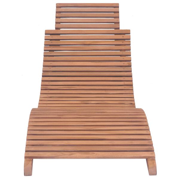 vidaXL Sammenleggbar solseng heltre teak