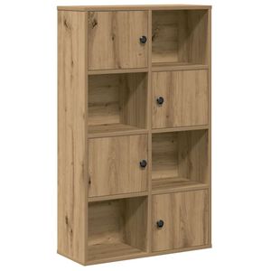 vidaXL Bokhylle artisan eik 60x24x101,5 cm konstruert tre
