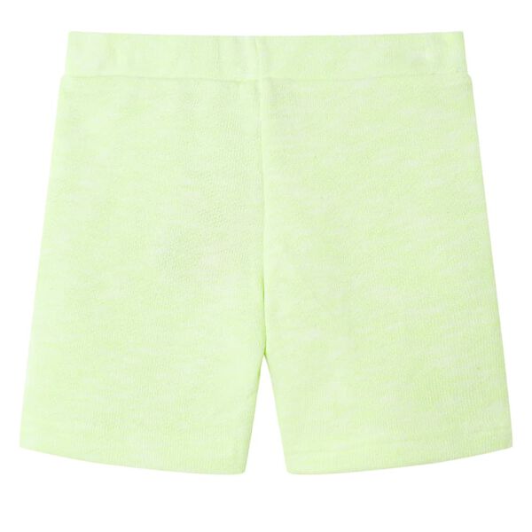 Barneshorts med snor neongul 92