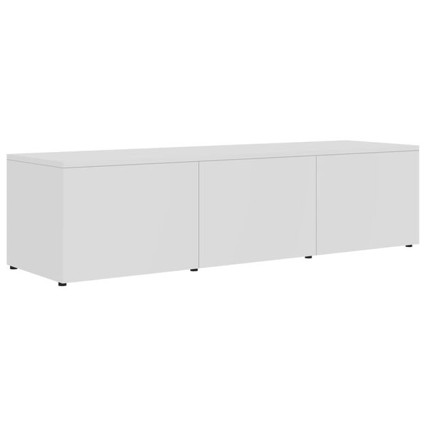 vidaXL TV-benk hvit 120x34x30 cm konstruert tre