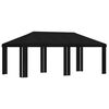 vidaXL Gazebo Deksel 6 x 3 m Svart Polyester 190