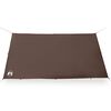 vidaXL Campingpresenning brun 366x306 cm vanntett