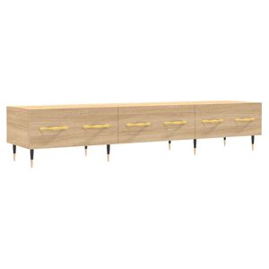 vidaXL TV-benk sonoma eik 150x36x30 cm konstruert tre
