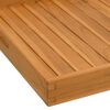 vidaXL Serveringsbrett 60x60 cm heltre teak