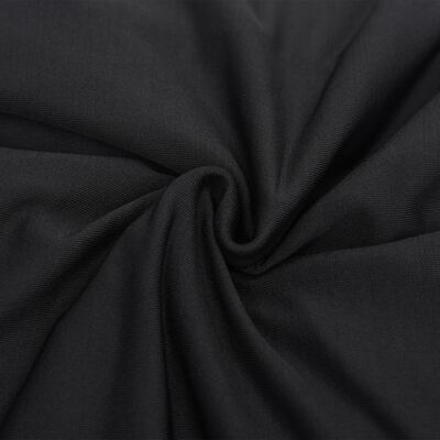 vidaXL 3-seters sofaovertrekk polyester svart
