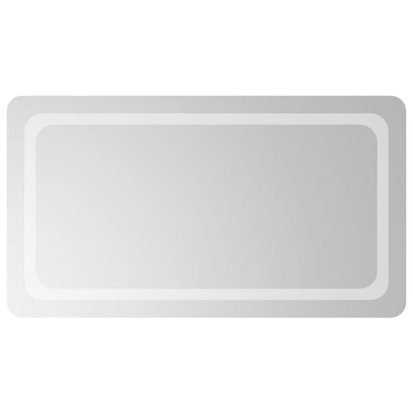 vidaXL Baderomsspeil med LED 50x90 cm