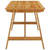 vidaXL Utendørs spisebord 140x70x73,5 cm heltre akasie