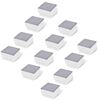 vidaXL LED-bakkelys 12 stk 100x100x68 mm