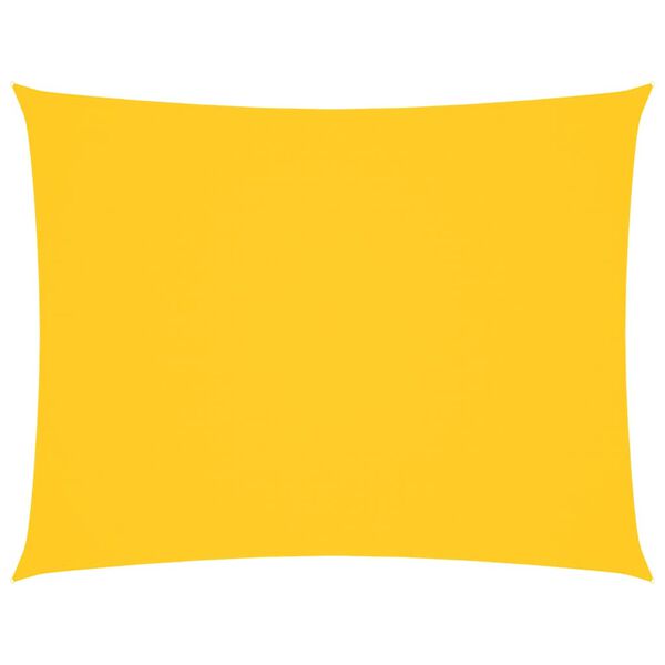 vidaXL Solseil oxfordstoff rektangul&aelig;r 3x4,5 m gul