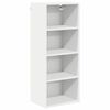 vidaXL Hengende skap Hvit 40 x 29,5 x 100 cm Konstruert tre