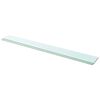 vidaXL Hyllepaneler 2 stk klart glass 110x12 cm