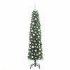 vidaXL Kunstig juletre med 300 LED grønn 180 cm PVC og stål og plast
