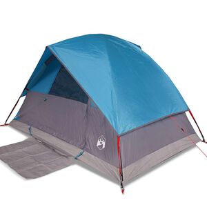 vidaXL Kuppeltelt for camping 1 person bl&aring; vanntett