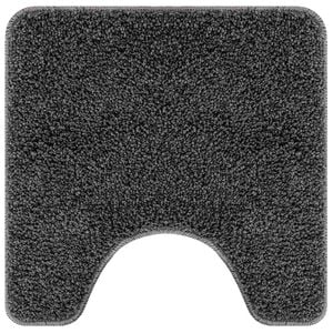 vidaXL Antisklimatte med Toalettutskj&aelig;ring M&oslash;rkegr&aring; 50 x 50 cm PP