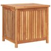 vidaXL Putekasse 60x50x58 cm heltre teak