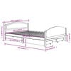 vidaXL Sengeramme med 4 skuffer heltre furu 160x200 cm