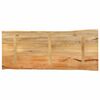 vidaXL Bordplate 140x60x3,8 cm naturlig kant heltre mango