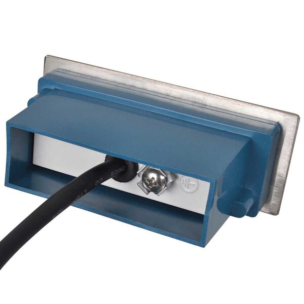 vidaXL Innfelte LED-trappelys 12 stk 44x111x56 mm