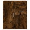 vidaXL Skjenker 2 røkt eik 60x31x70 cm konstruert tre