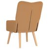 vidaXL Avslappende stol Beige 63 x 67 x 94 cm stoff