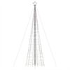 vidaXL LED Juletre med Spikes 1534 LED Fargerike 500 cm