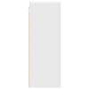 vidaXL Hengende skap Riga Hvit 20 x 29,5 x 80 cm Konstruert tre