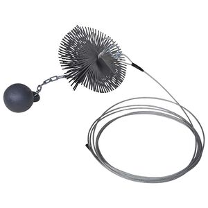 Skorstein B&oslash;rste Rund Diameter 15cm