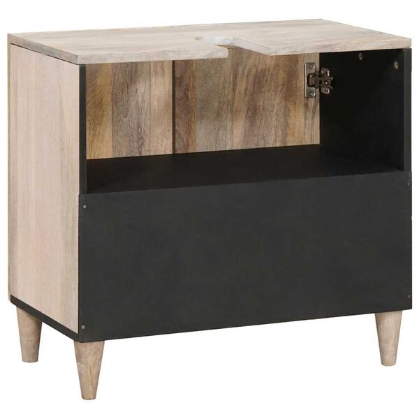 vidaXL Baderomsskap Veggmontert med lagring Hvit 62 x 33 x 58 cm