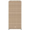 vidaXL Putekasse beige 105x55x113 cm polyrotting