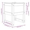 vidaXL Plantekasser 2 stk 40x40x52,5 cm heltre furu