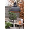 Sunred Hengende terrassevarmer Indus II 2100 W halogen svart