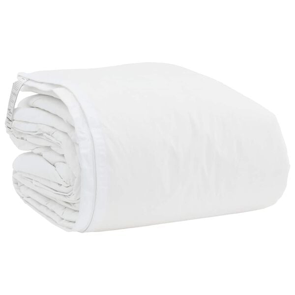 vidaXL Dyne Sett med pute 3 pcs Hvit Dun Fj&aelig;r