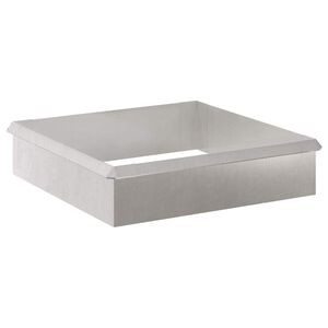 vidaXL Sneglegjerder 8 stk. 100 x 3,5 x 25 cm Rustfritt St&aring;l s&oslash;lv