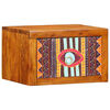 vidaXL Nattbordskap Brun 35 x 30 x 22 cm