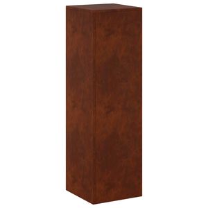 vidaXL Planteholder Rusten 30 x 30 x 100 cm Cortenst&aring;l