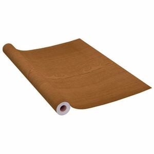 vidaXL Selvklebende folie til m&oslash;bler 500x90 cm PVC eikefarge