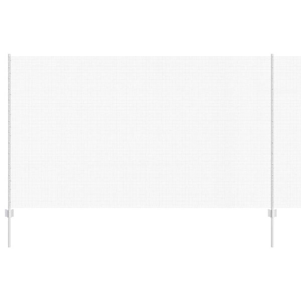 vidaXL Gjerde med stolpe s&oslash;lv 1,4 x 50 m St&aring;l