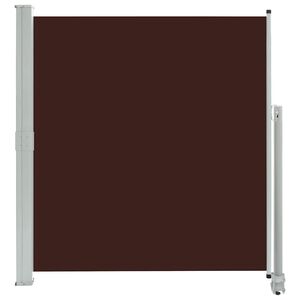 vidaXL Uttrekkbar sidemarkise 160x300 cm brun
