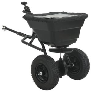 vidaXL Spreader Svart 53 x 108 x 74 cm PVC og st&aring;l
