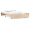 vidaXL Sengeramme heltre 135x190 cm Double
